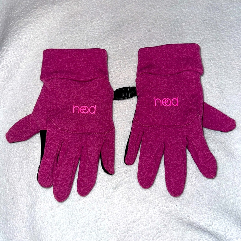HEAD KID'S TOUCHSCREEN GLOVES & MITTENS (RASPBERRY, SMALL)